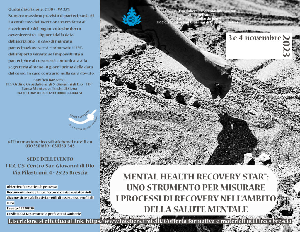 recovery star brescia novembre 2023
