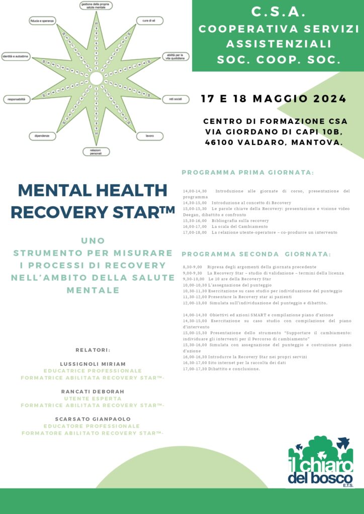 locandina corso base recovery mantova
