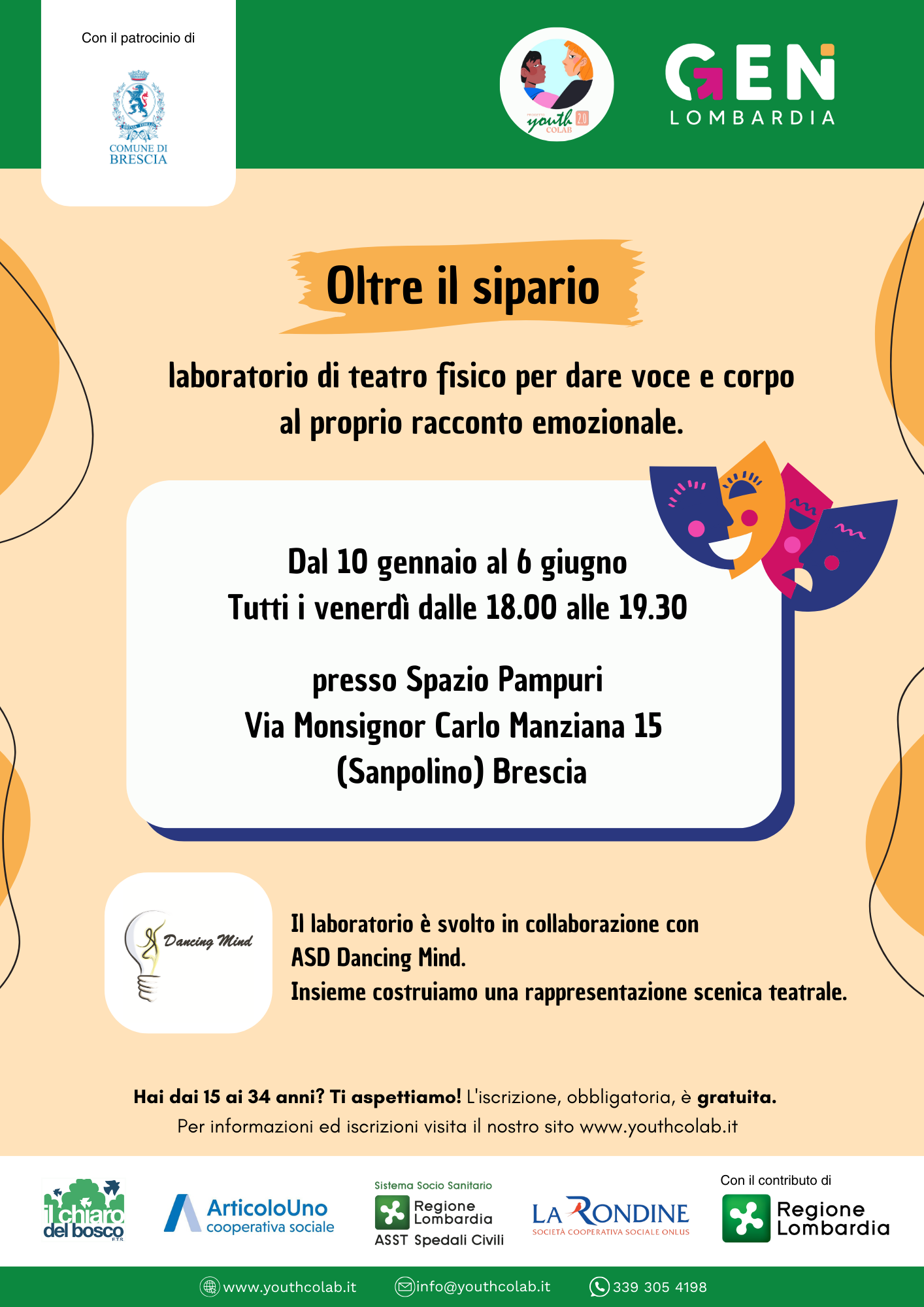 Oltre il sipario locandina