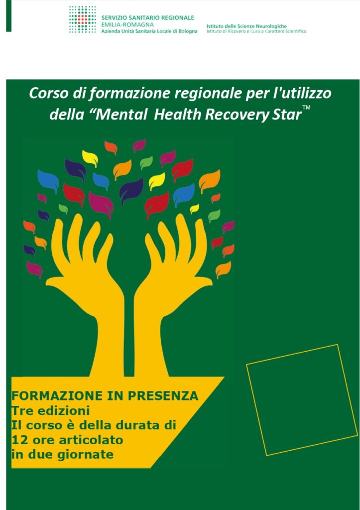 Locandina Regione Emilia romagna Recovery Star